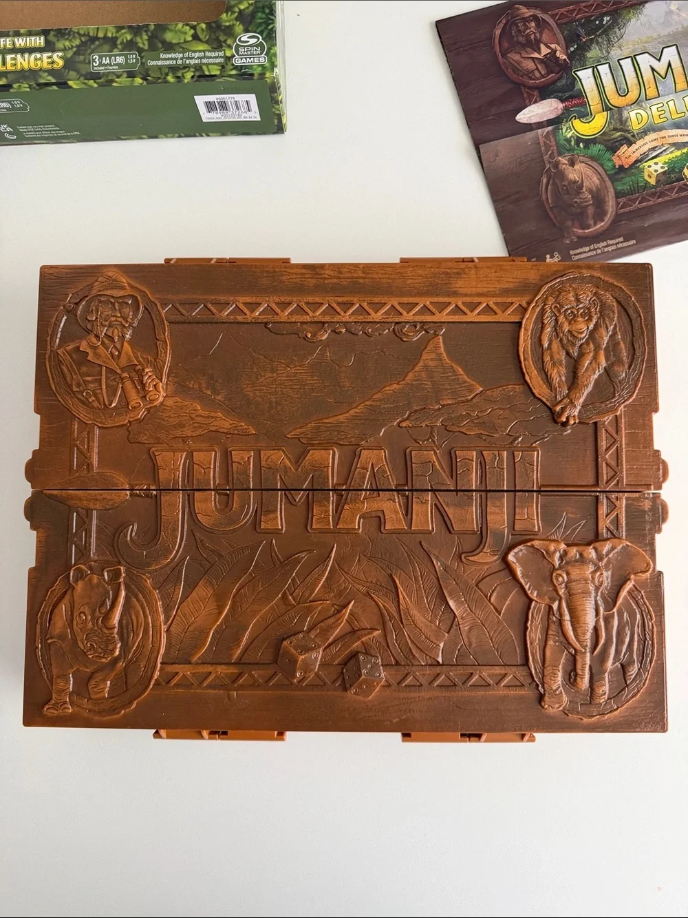 Jumanji Deluxe Board Game - Brown Jungle Edition - 90s Collector Nostalgia Toy - Picture 7 of 15